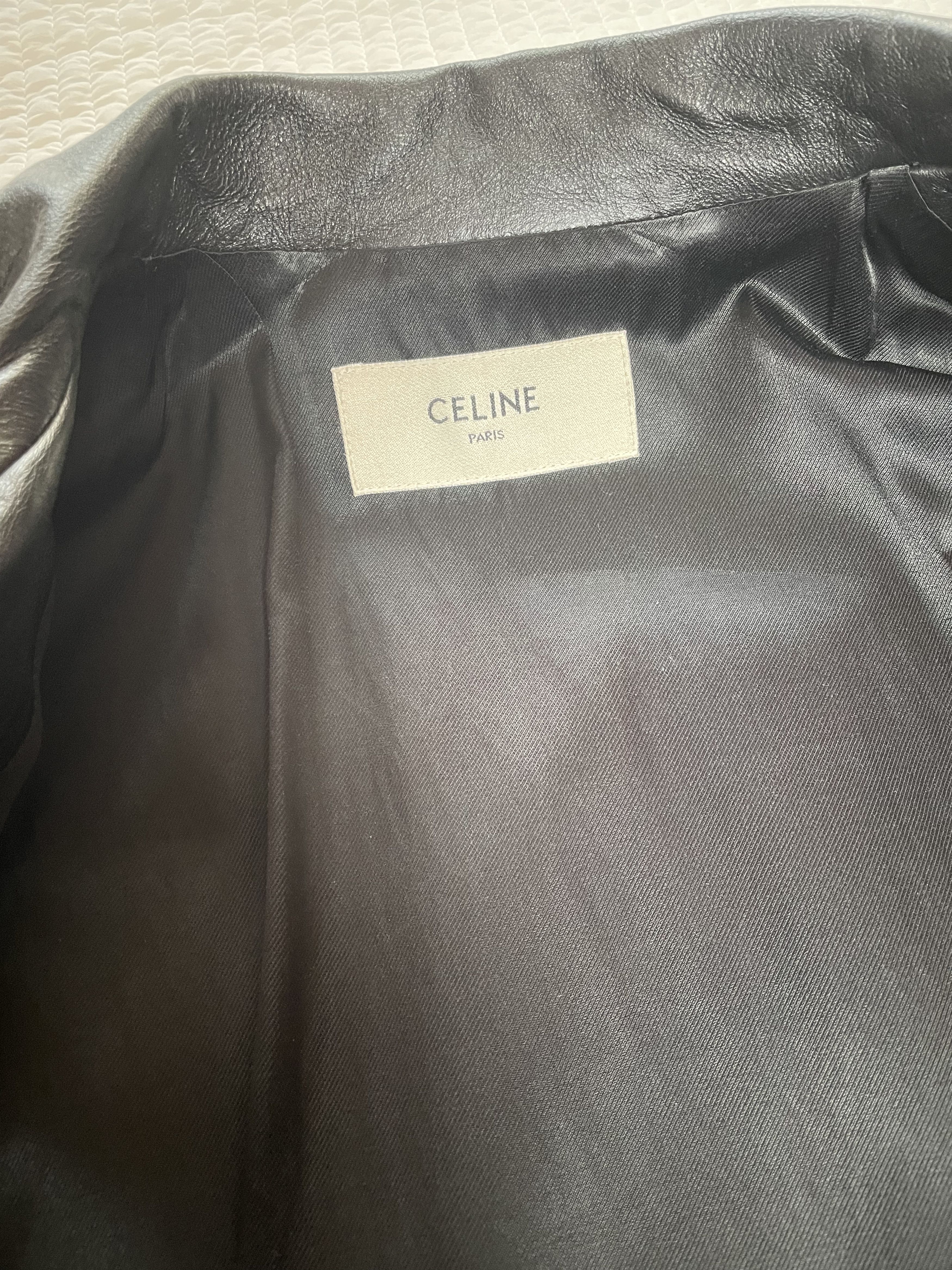 Celine CELINE LEATHER BIKER JACKET Size US M / EU 48-50 / 2 - 5 Thumbnail
