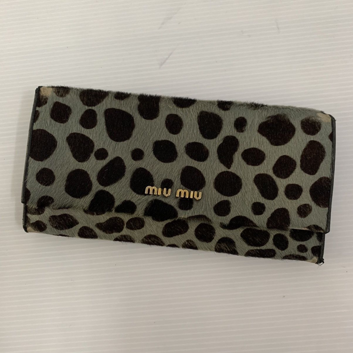 Miu Miu MIU MIU Leopard Leather Wallet Limited Size ONE SIZE - 1 Thumbnail