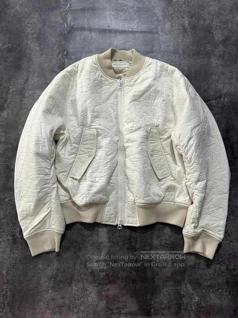 Dries Van Noten Dries Van Noten White pleated coat Size US XL / EU 56 / 4 - 1 Thumbnail