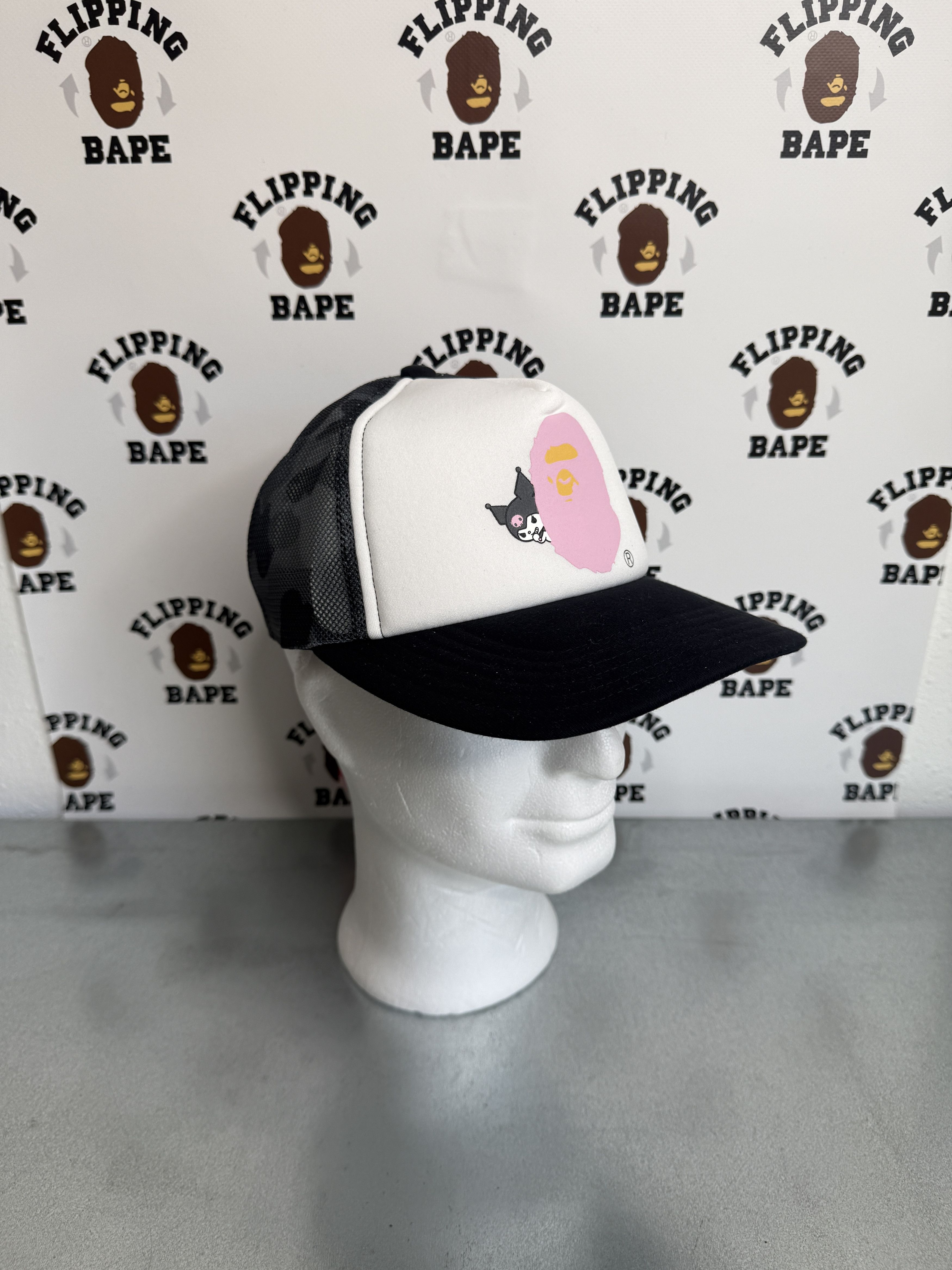 Bape BAPE X KUROMI ABC CAMO MESH CAP Size ONE SIZE - 7 Thumbnail