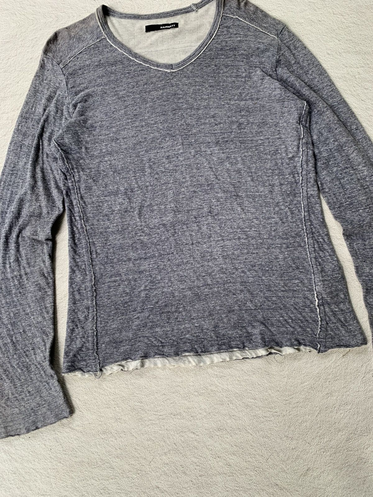 Japanese Brand Hamnet Distressed Longsleeve Size US M / EU 48-50 / 2 - 2 Thumbnail