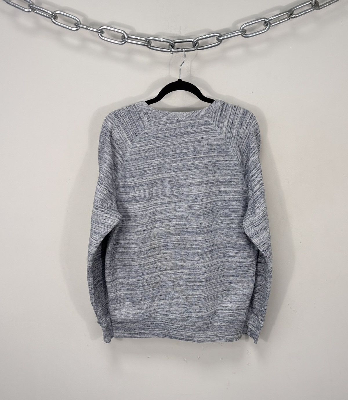 Our Legacy Our Legacy AW14 Blue Grey Melange Sweatshirt Pullover Size US L / EU 52-54 / 3 - 13 Thumbnail