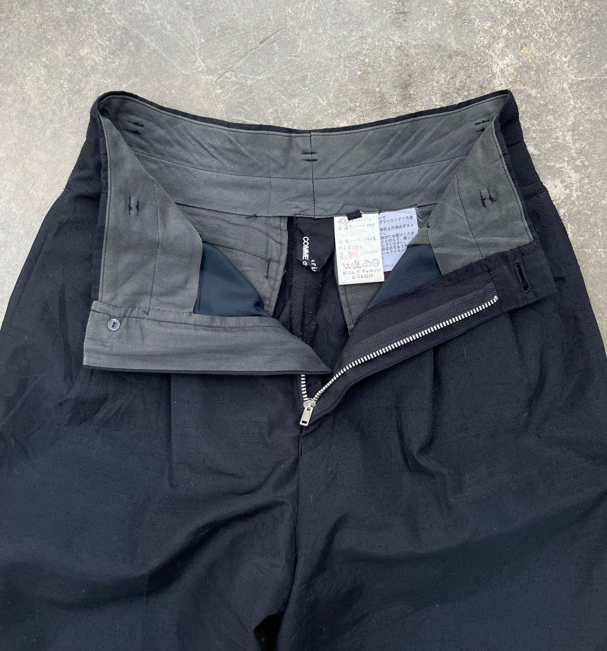 Comme des Garcons Homme Plus × Rei Kawakubo × Tricot Comme des Garcons 🔥AD1990 COMME des GARCONS tricot Women Pants Size 25" / US 0 / IT 36 - 15 Thumbnail