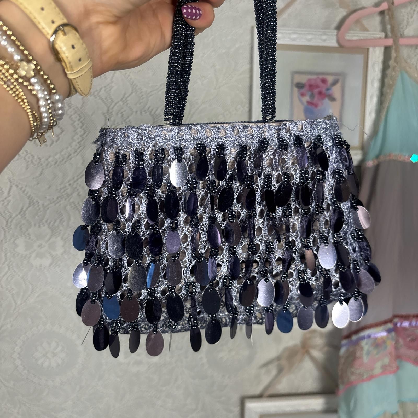 Other vintage beaded going out hand bag purse Size ONE SIZE - 2 Thumbnail