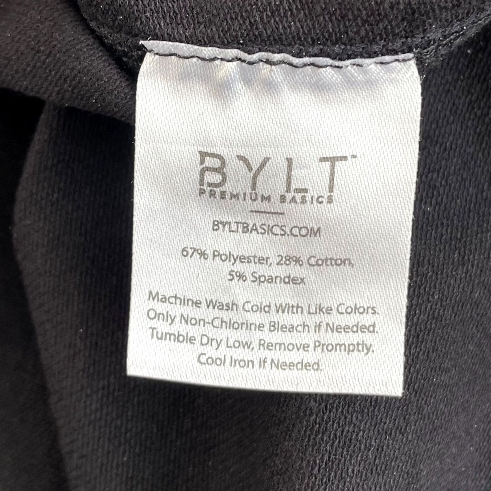 Vintage BYLT Drop Cut T-Shirt Men 2XL Black Stretch Athleisure Gym Training Long Sleeve Shirt Size US XXL / EU 58 / 5 - 7 Thumbnail