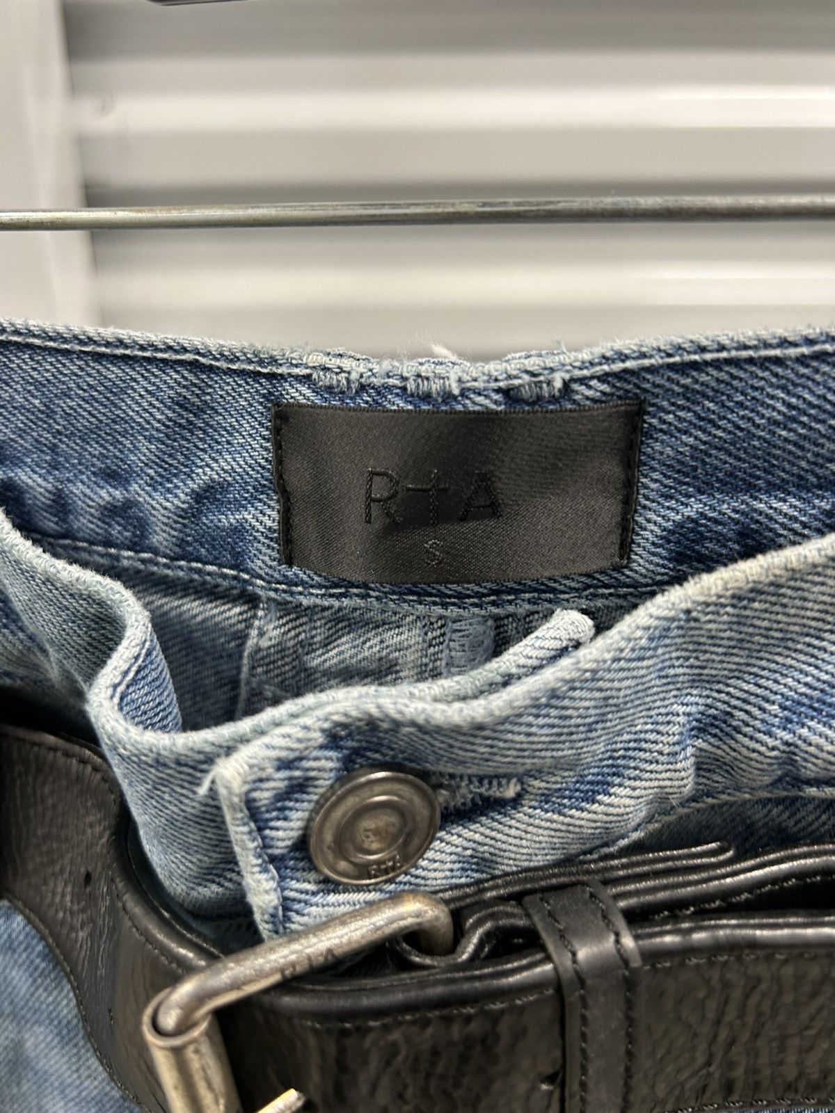 Rta Rta belt jeans Size US 30 / EU 46 - 3 Thumbnail