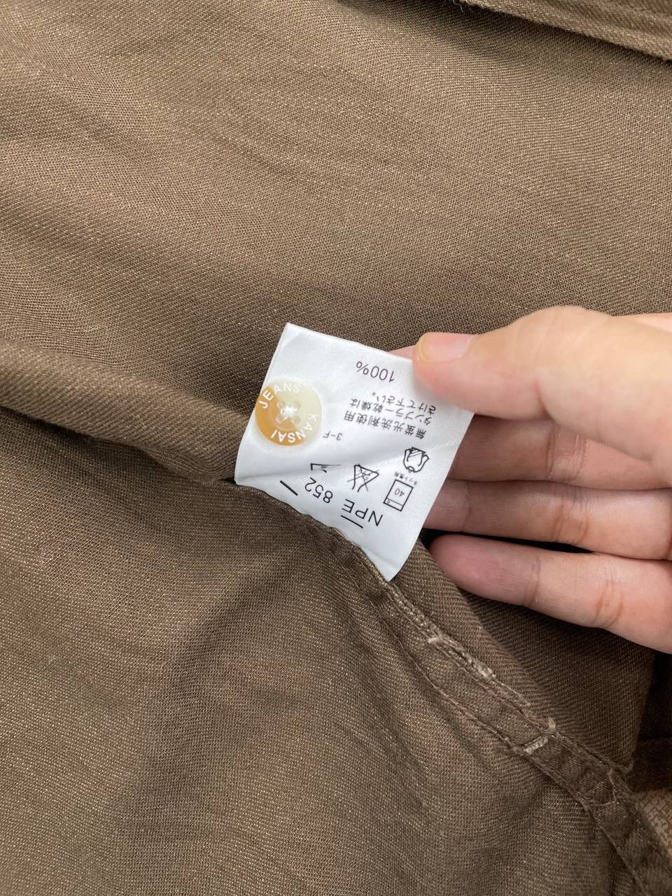 Japanese Brand × Kansai Yamamoto × Vintage Vintage Kansai Jeans Double Pocket Zipper Jacket Size US M / EU 48-50 / 2 - 15 Thumbnail