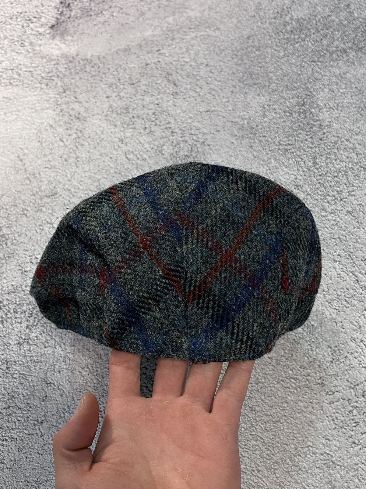 Harris Tweed Authentic Harris Tweed Newsboy Cap Wool Plaid Flat Hat L- XL Size ONE SIZE - 3 Thumbnail