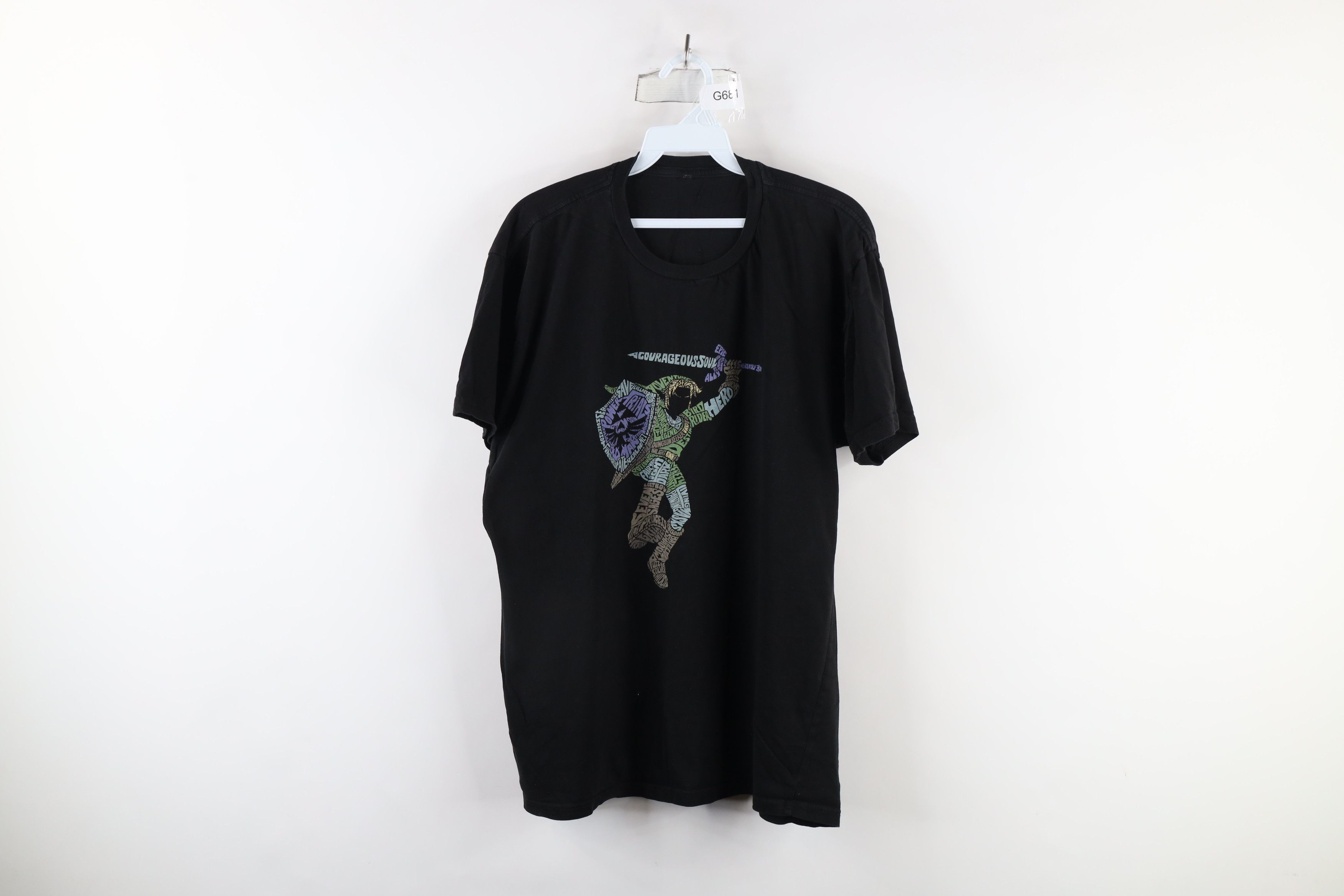 Vintage Vintage Y2K Streetwear Zelda Video Game Gamer T-Shirt Black Size US L / EU 52-54 / 3 - 1 Thumbnail