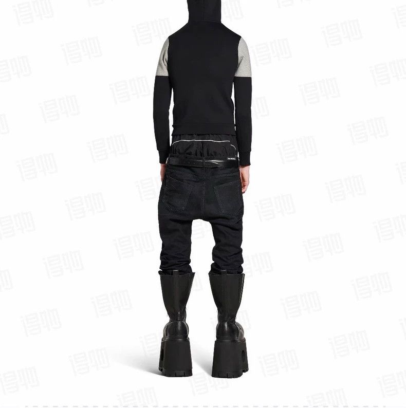 Balenciaga Balenciaga size XS Double waist stitching flared jeans Size US 27 - 7 Thumbnail
