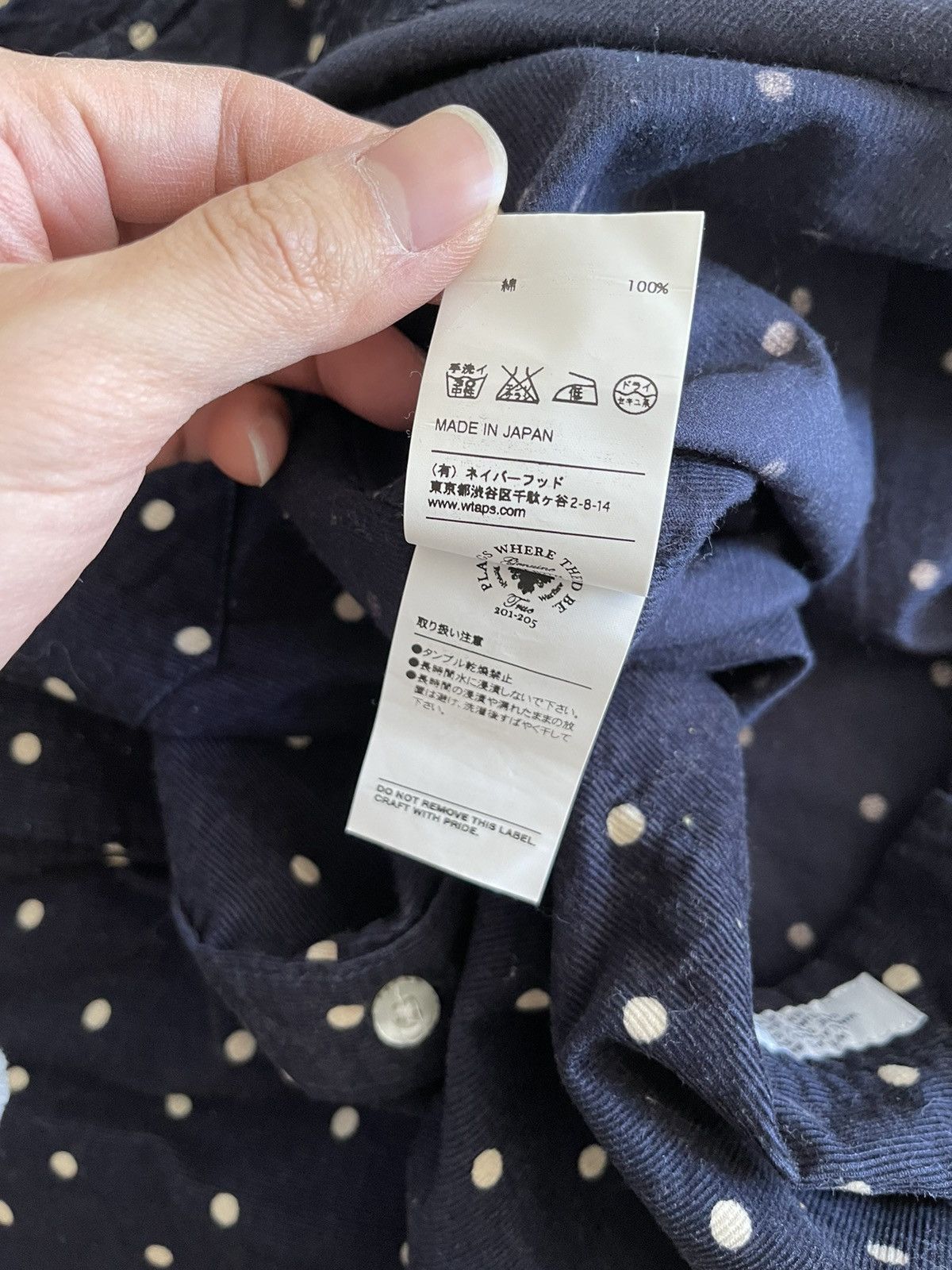Wtaps Wtaps 14AW Corduroy Dot Shirt Size US M / EU 48-50 / 2 - 5 Thumbnail