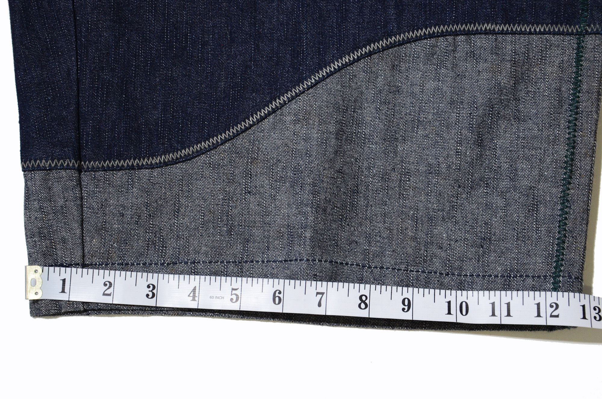 Phat Farm PF Jorts Raw Denim Rare Design 90s Hiphop Streetwear Size US 34 / EU 50 - 17 Thumbnail