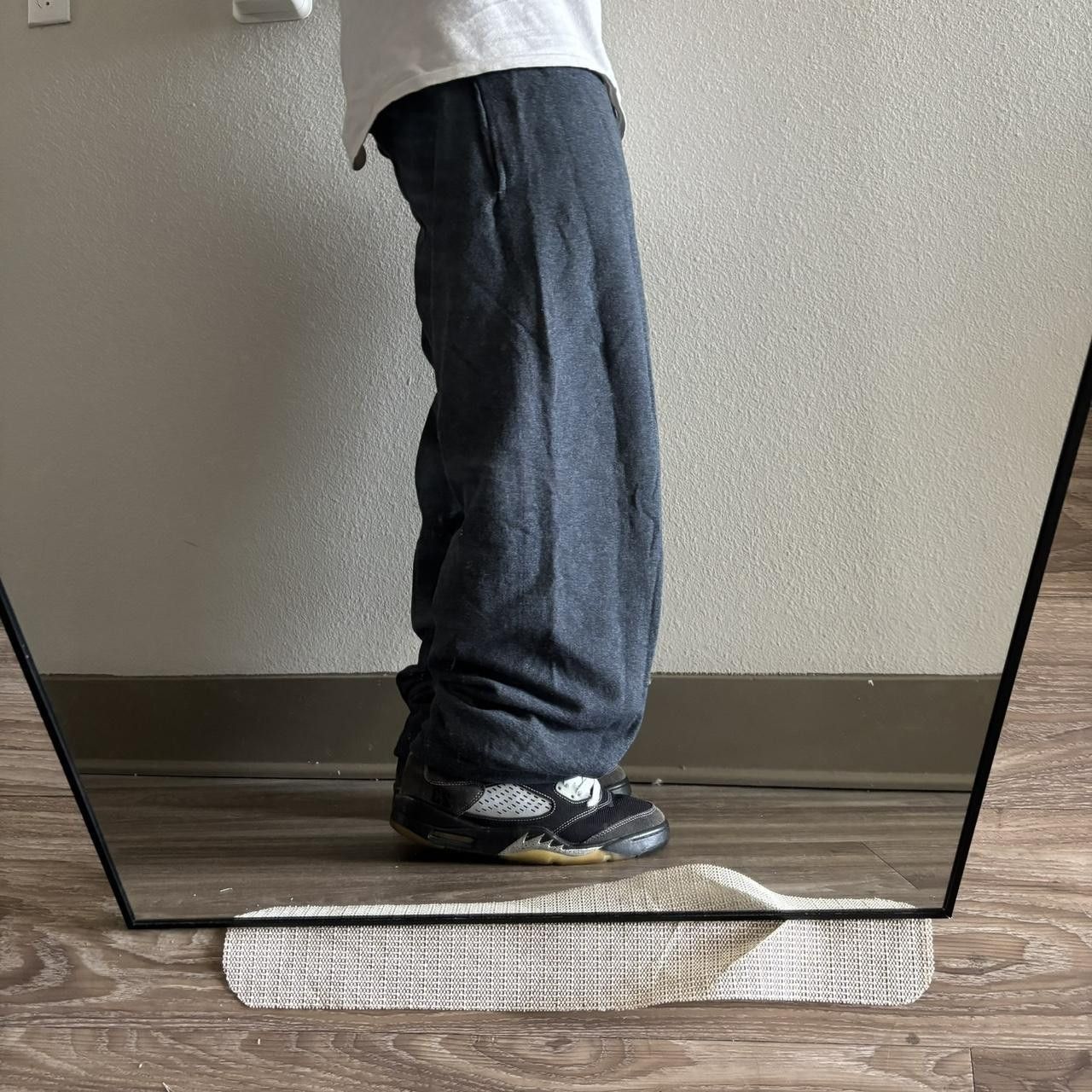Vintage Crazy Vintage Y2K/2000s Grey Essential Sweatpants! Fits L Size US 34 / EU 50 - 2 Thumbnail
