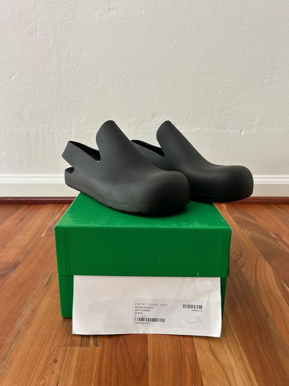 Bottega Veneta BOTTEGA VENETA Black Puddle Sandal Loafers Size US 7 / EU 40 - 4 Thumbnail