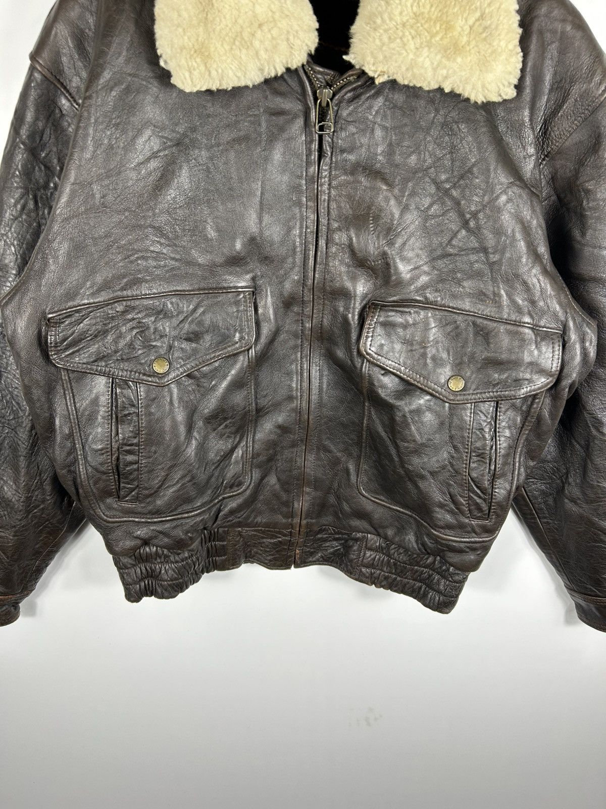 Leather ⚡️Vintage D’Homme A Homme A2 Leather Jacket Size US L / EU 52-54 / 3 - 5 Thumbnail