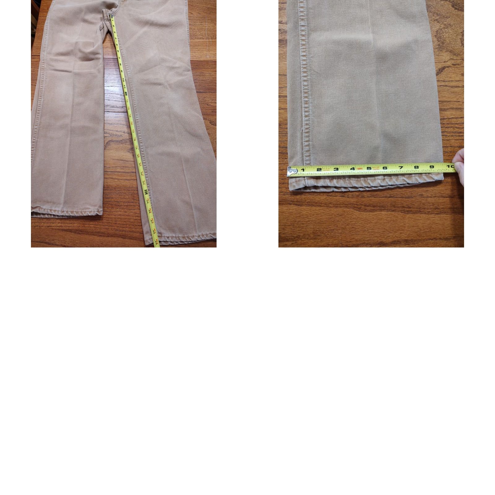 Carhartt VINTAGE Carhartt USA Canvas Work Duck Pants Men's 34x29 Brown Cotton 5-Pocket Straight Front Zip Zipper USA 80s 90s Grunge Workwear Vintage Size US 34 / EU 50 - 10 Thumbnail