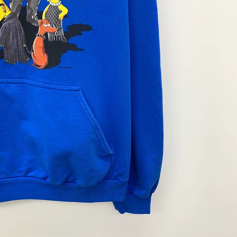Balenciaga Balenciaga Dark blue character slogan printed cotton hoode Size US L / EU 52-54 / 3 - 4 Thumbnail