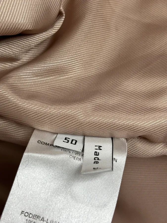Balenciaga AW2006 Balenciaga Beige Premium Leather Jacket Size US M / EU 48-50 / 2 - 10 Thumbnail