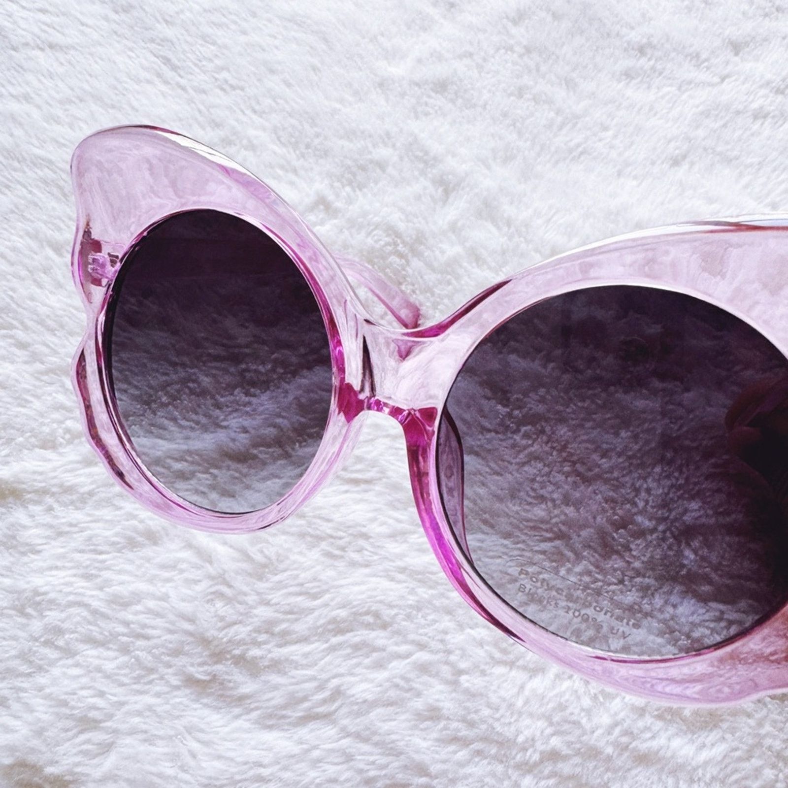 Other Eliza Dark Pink Butterfly-shaped Sunglasses Size ONE SIZE - 4 Thumbnail