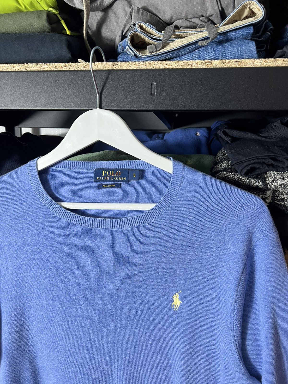 Polo Ralph Lauren 💙 Polo Ralph Lauren Crewneck Sweater Light Blue Size S Size US S / EU 44-46 / 1 - 3 Thumbnail
