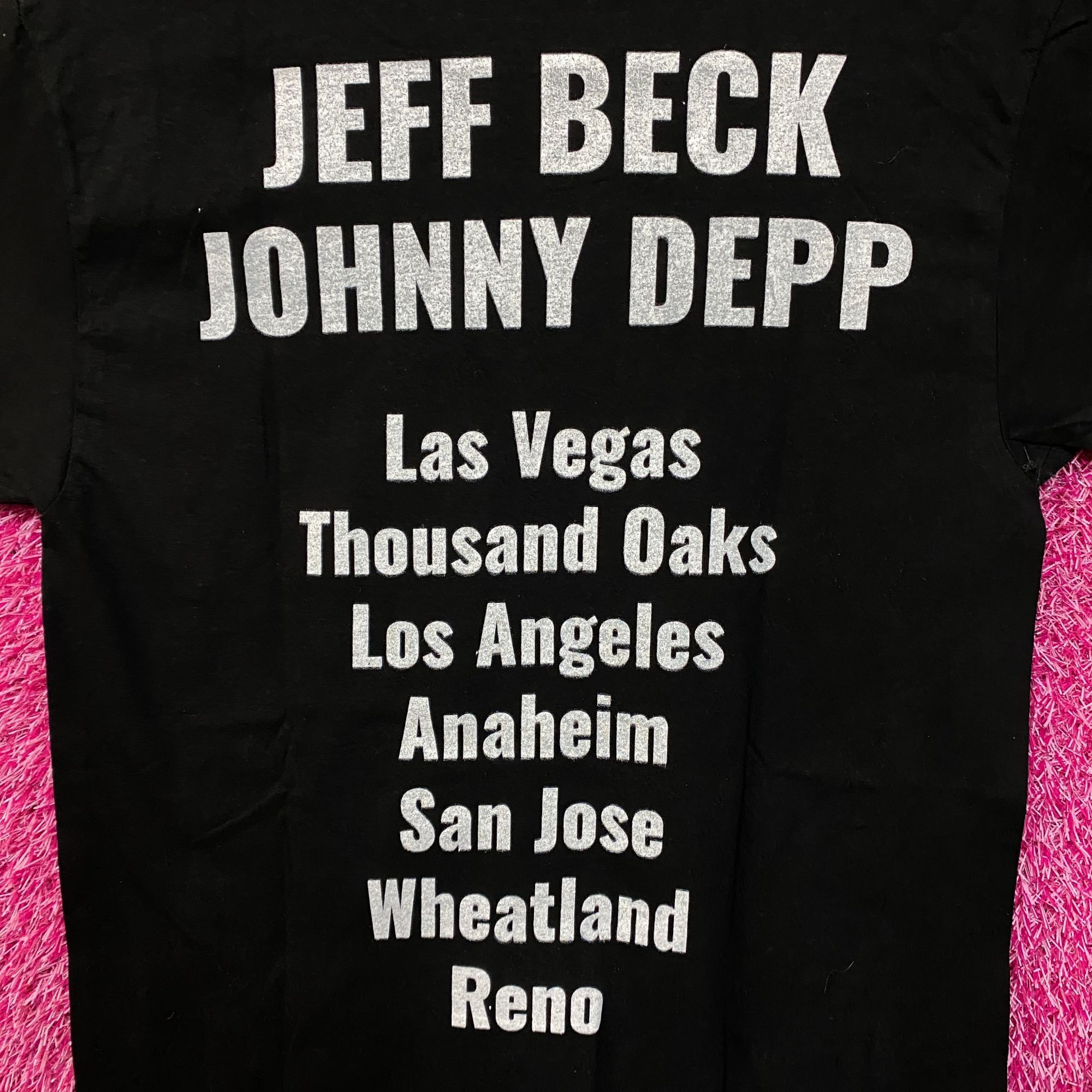 Band Tees × Vintage Jeff Beck Johnny Depp California Nevada Rock Duo Tour Tee S Size US S / EU 44-46 / 1 - 4 Thumbnail