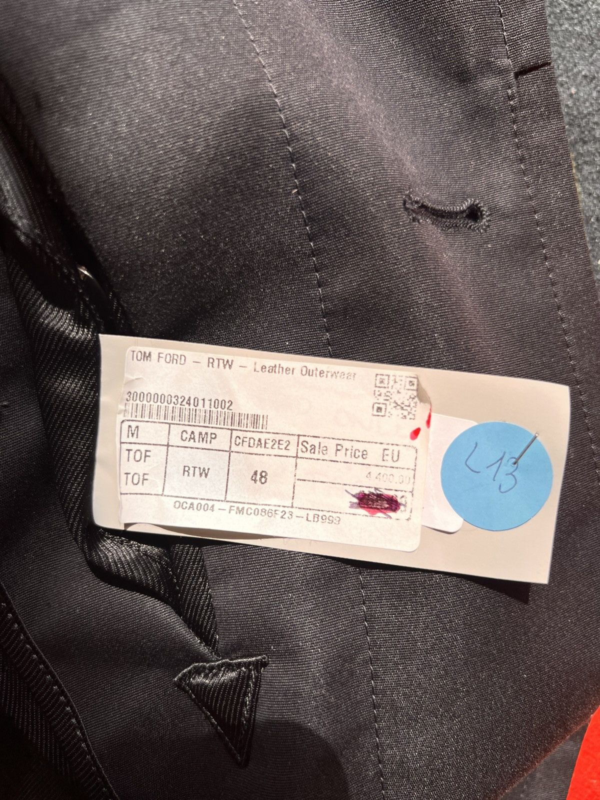 Tom Ford 48 / L Tom Ford Leather Outerwear Trench Coat Black tailor Size US M / EU 48-50 / 2 - 19 Thumbnail