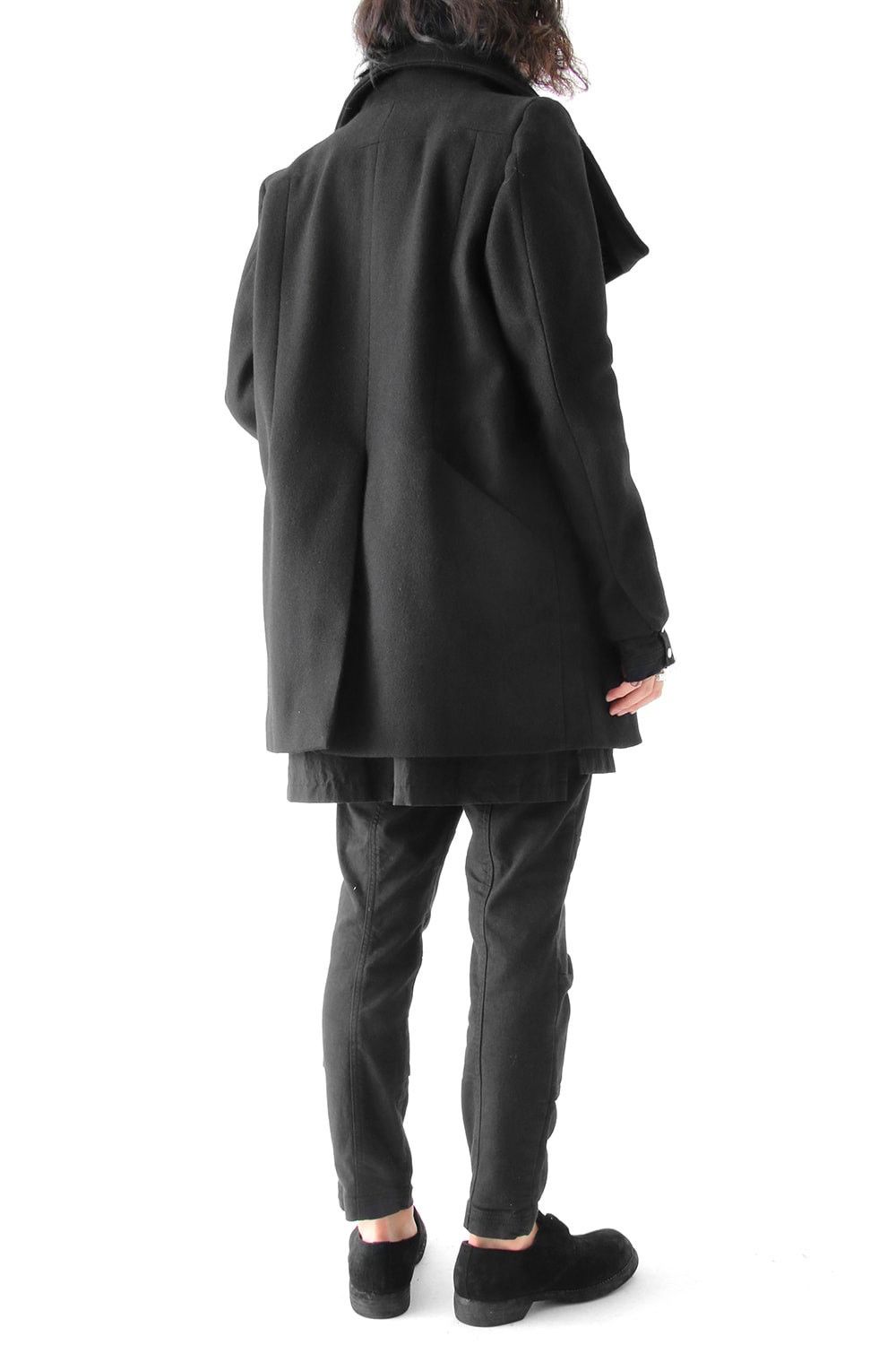 The Viridi-anne 17AW Melton High Neck Coat - JP 2 Fits US M-S Size US M / EU 48-50 / 2 - 10 Thumbnail