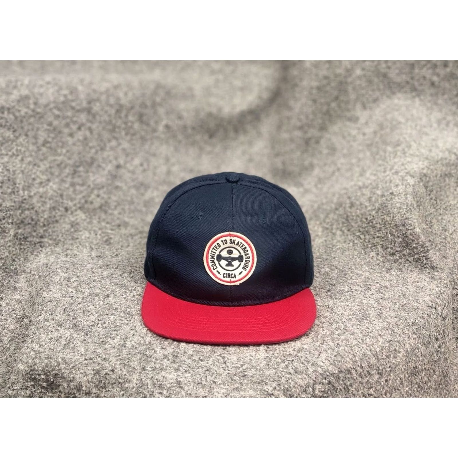 Vintage VINTAGE Circa C1RCA Patch Hat Snapback Navy Red One Size Red 90s Sports Mens Size ONE SIZE - 2 Thumbnail