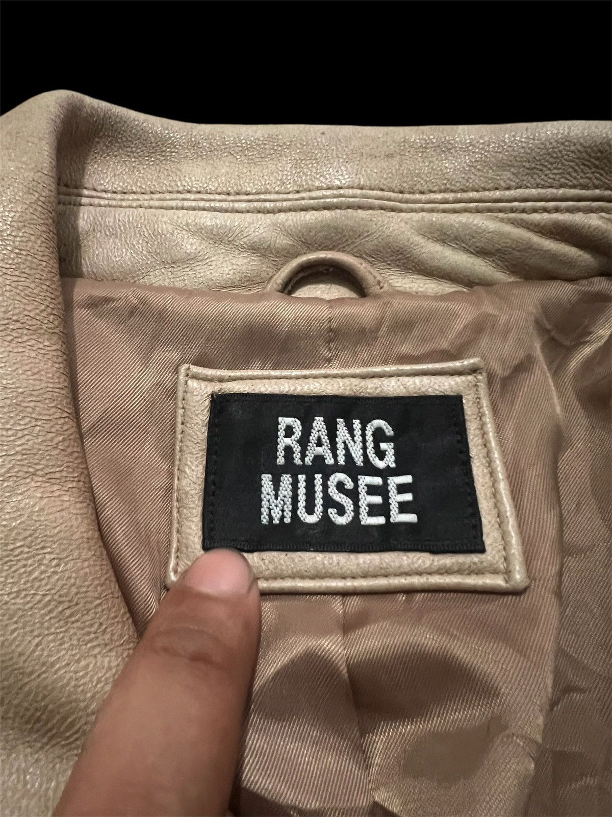 Japanese Brand RARE VINTAGE JAPAN RANG MUSEE LEATHER COAT JACKET Size US M / EU 48-50 / 2 - 7 Thumbnail
