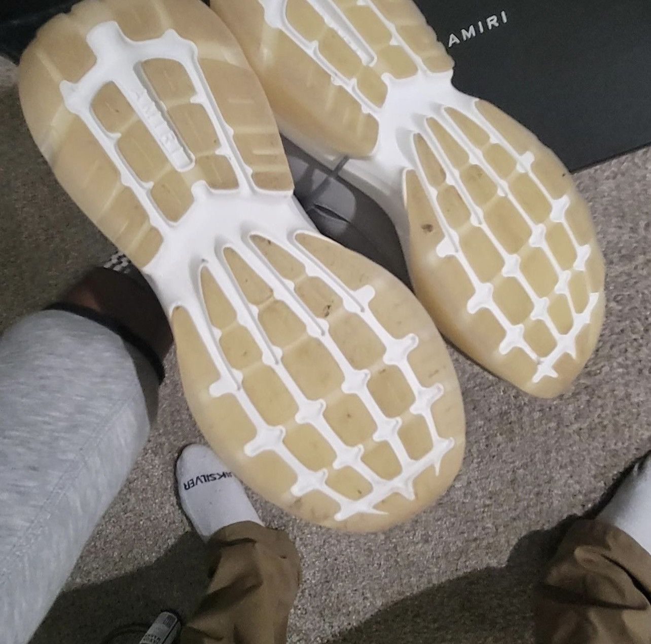 Amiri Amiri Grey Bone Runners Size US 9 / EU 42 - 5 Thumbnail