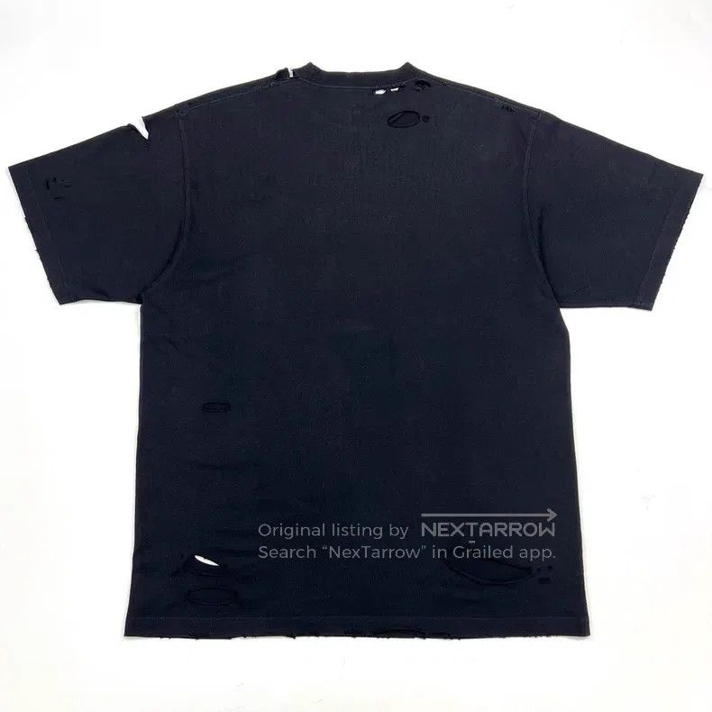 Balenciaga Balenciaga Destroyed Short Sleeve Size US XS / EU 42 / 0 - 3 Thumbnail