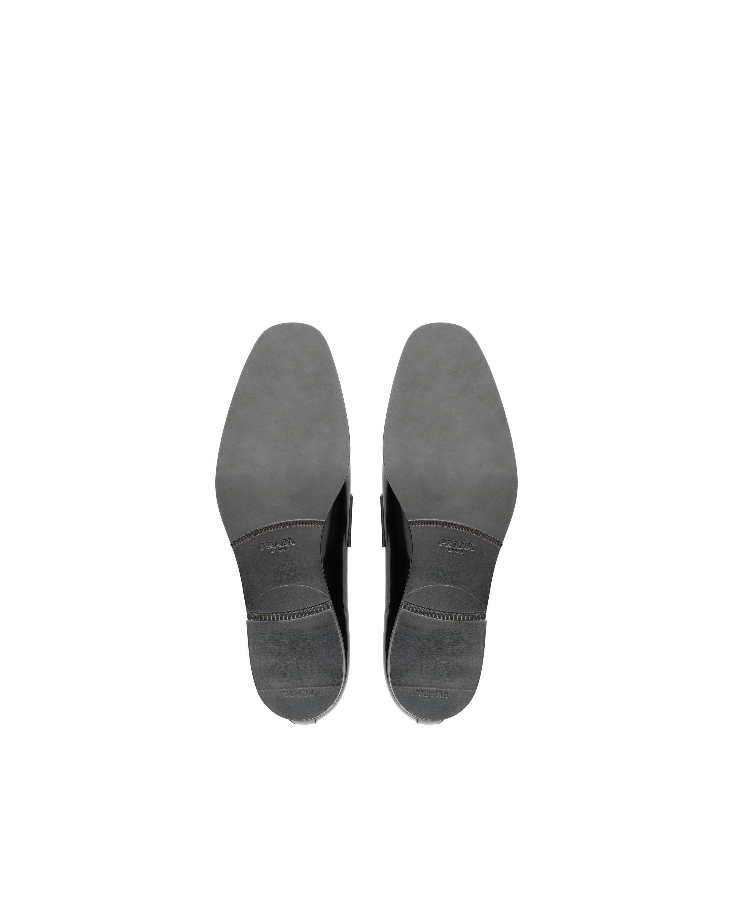Prada o1mt1gz0225 Brushed Loafers in Black Size US 12 / EU 45 - 4 Thumbnail