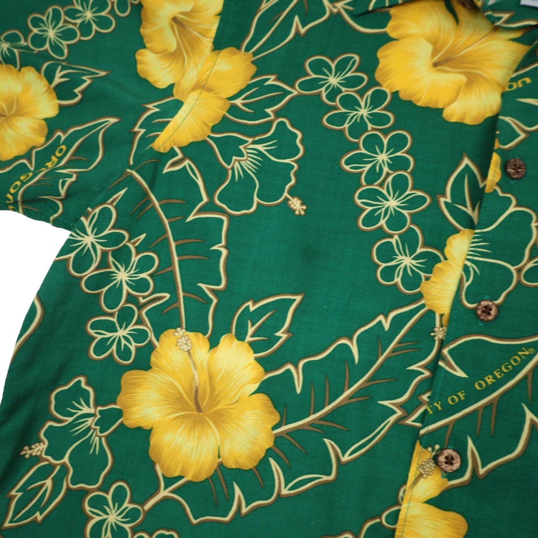 Reyn Spooner VINTAGE Reyn Spooner University of Oregon Mens S Hawaiian Shirt Green Size US S / EU 44-46 / 1 - 4 Thumbnail