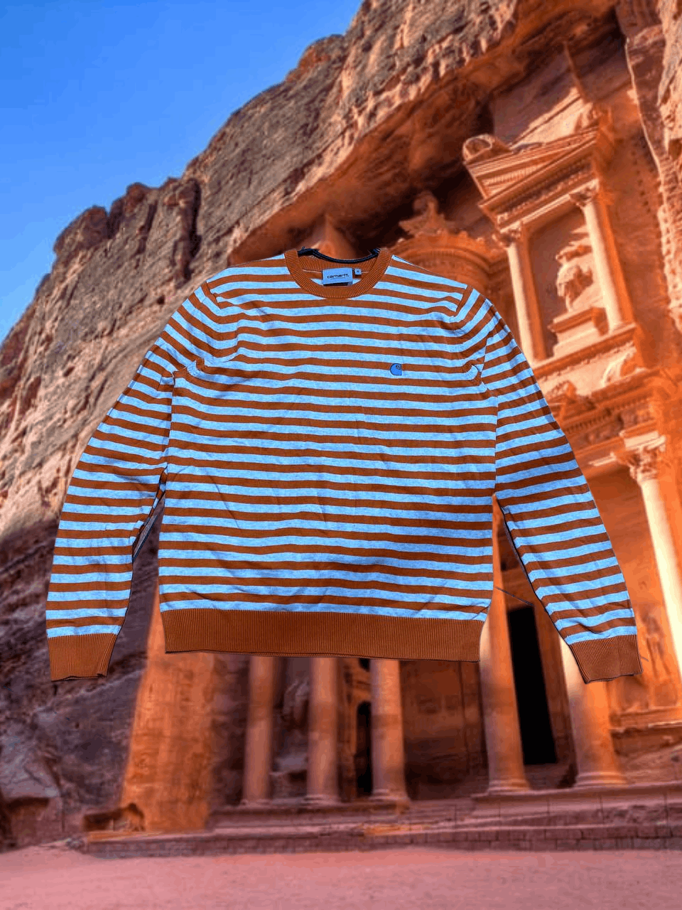 Carhartt Y2K streetwear Vintage Sweaters striped Carhartt Size US M / EU 48-50 / 2 - 1 Thumbnail
