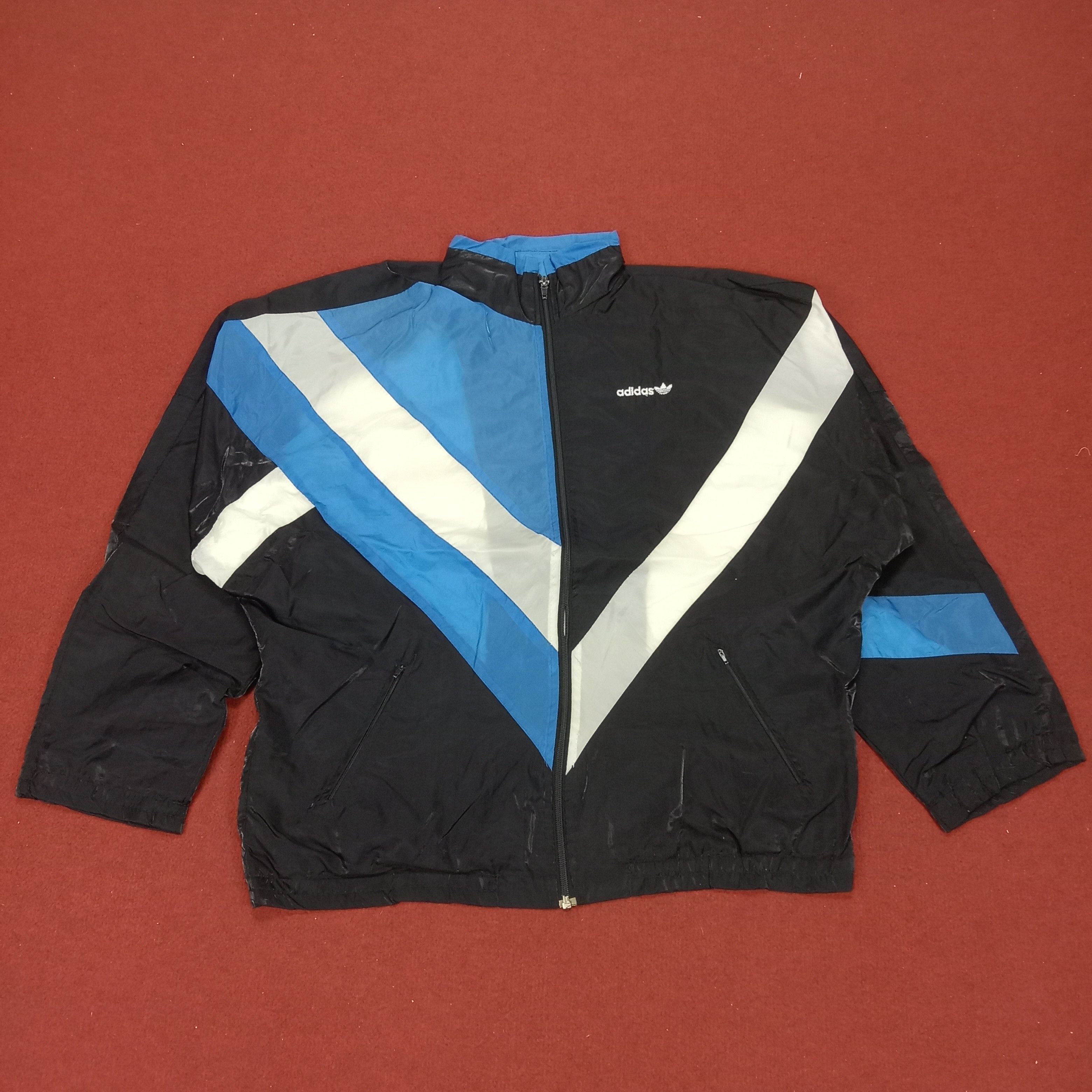 Adidas × Vintage Adidas Sportswear Style Windbreaker Jacket Size US XL / EU 56 / 4 - 1 Thumbnail