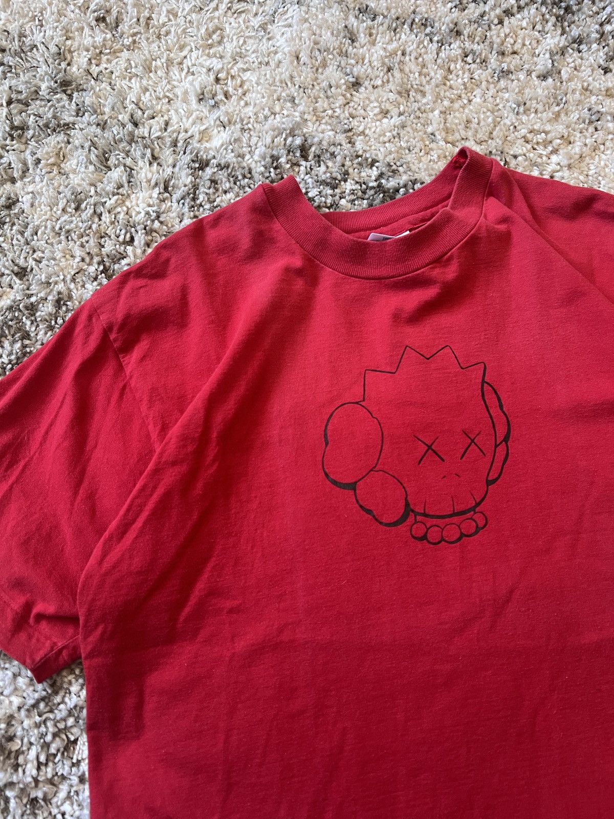 Kaws Kaws Simpsons Hectic T-Shirt Red Size Large Size US L / EU 52-54 / 3 - 2 Thumbnail
