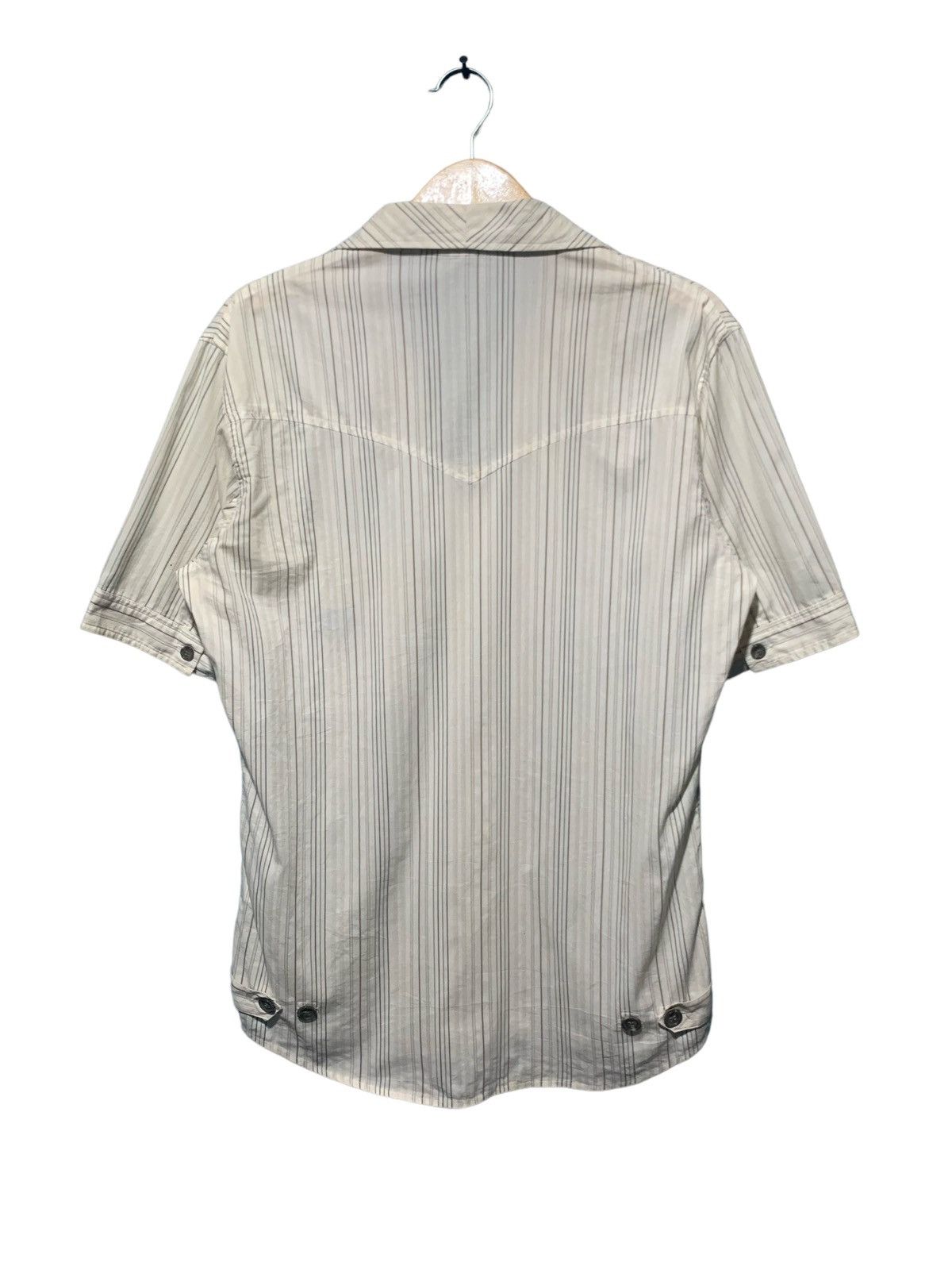 PPFM × Vintage PPFM striped front slit zipper pocket classic shirt Size US L / EU 52-54 / 3 - 4 Thumbnail