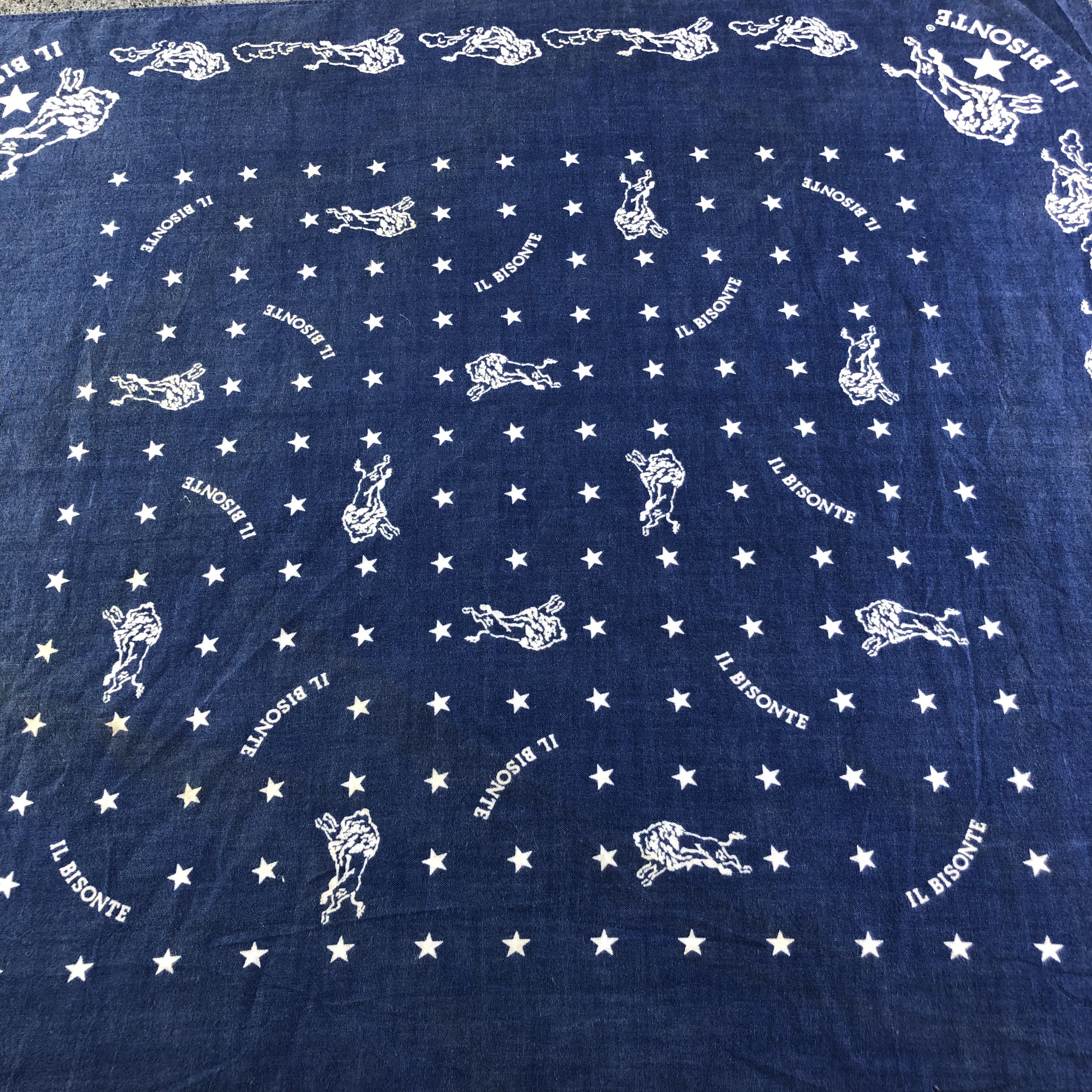 Il Bisonte Il Bisonte Handkerchief Neckerchief Bandana H2324 Size ONE SIZE - 7 Thumbnail