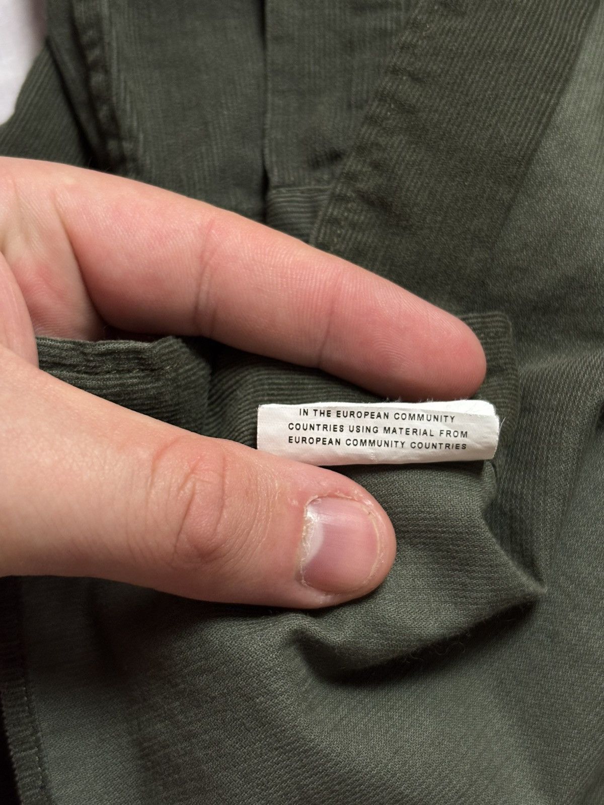 Other ORIAN Corduroy Shirt Slim Fit Green Size 39 Small Size US S / EU 44-46 / 1 - 12 Thumbnail