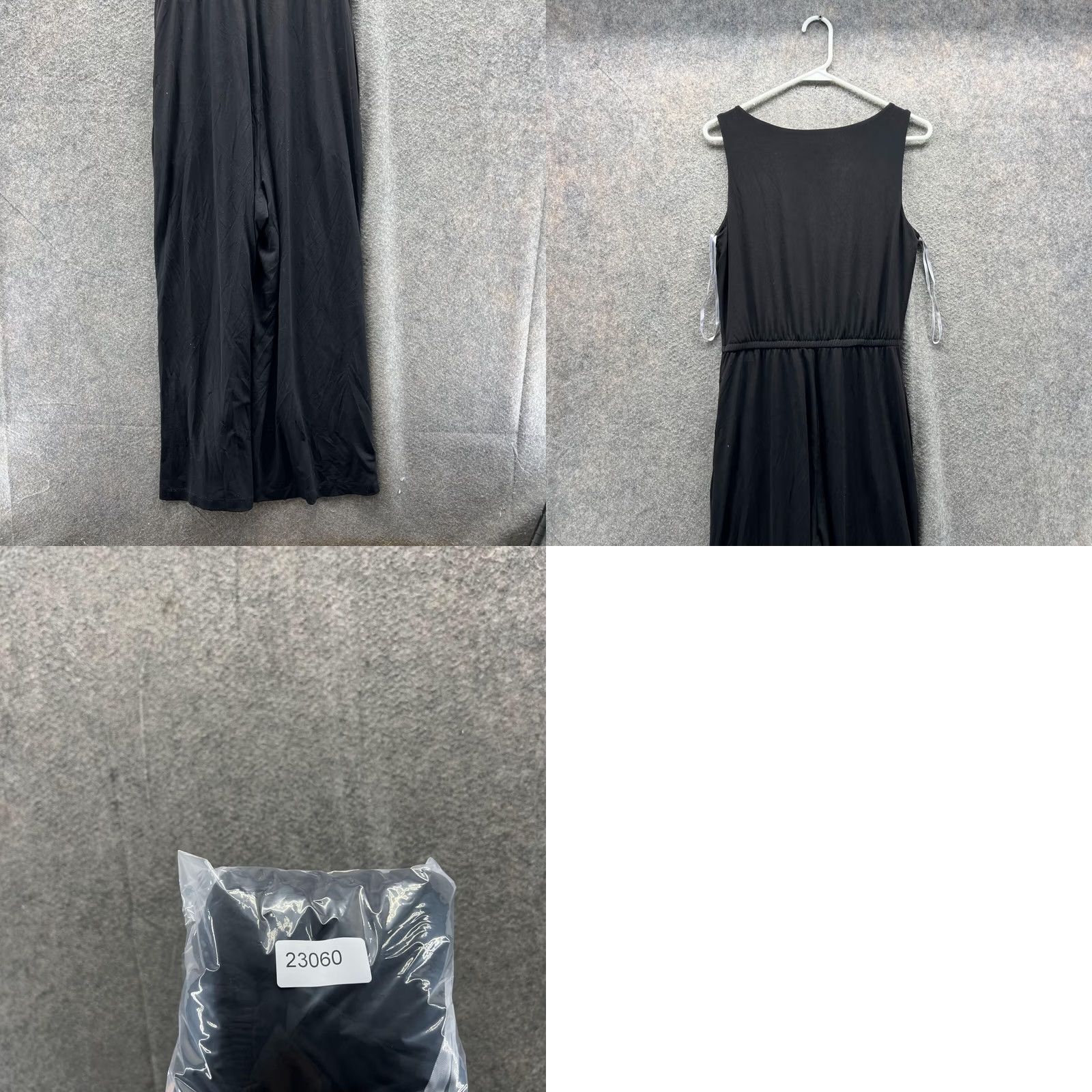Tommy Bahama Tommy Bahama Black Sleeveless Dress Women Small Polyester A-Line Overall Jump Suit Long Dress Ladies Size S / US 4 / IT 40 - 8 Thumbnail