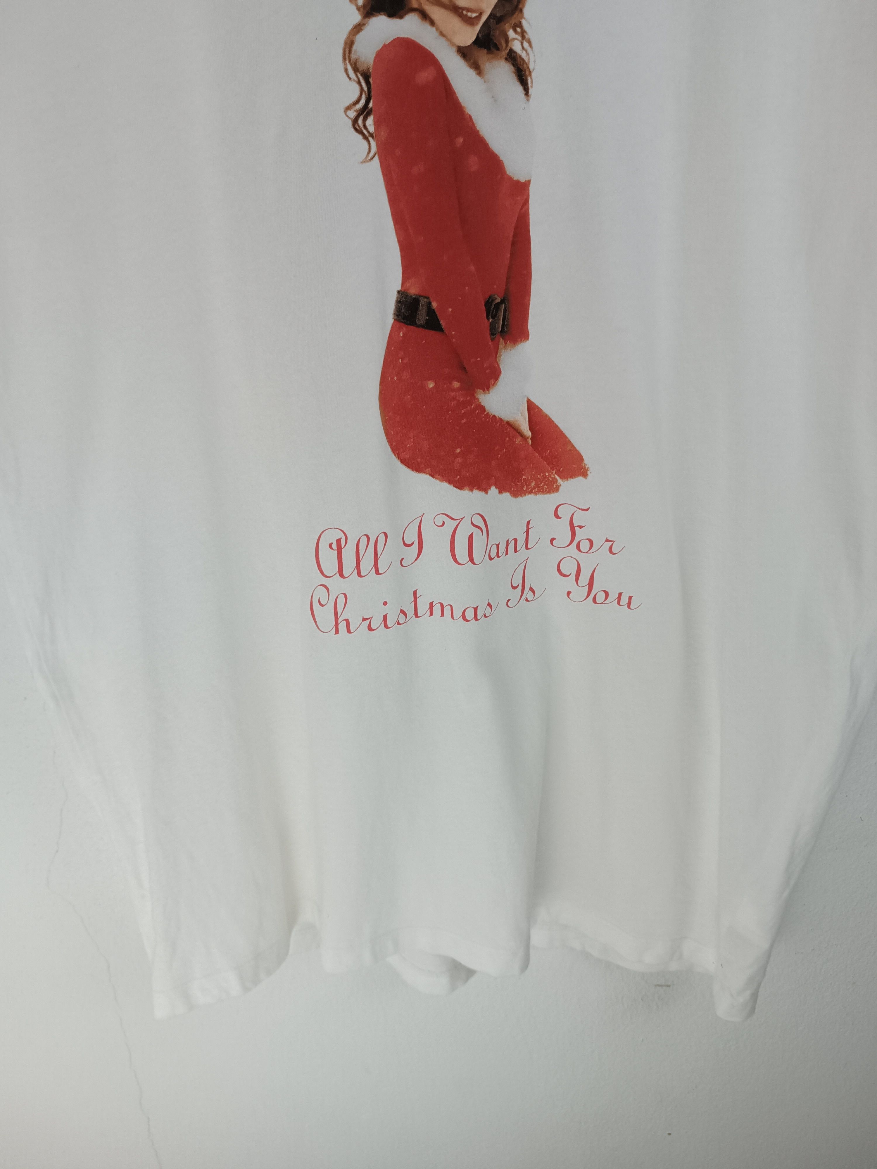 Vintage VINTAGE MARIAH CAREY ALL I WANT FOR CHRISTMAS HOLIDAY TEE Size US M / EU 48-50 / 2 - 6 Thumbnail