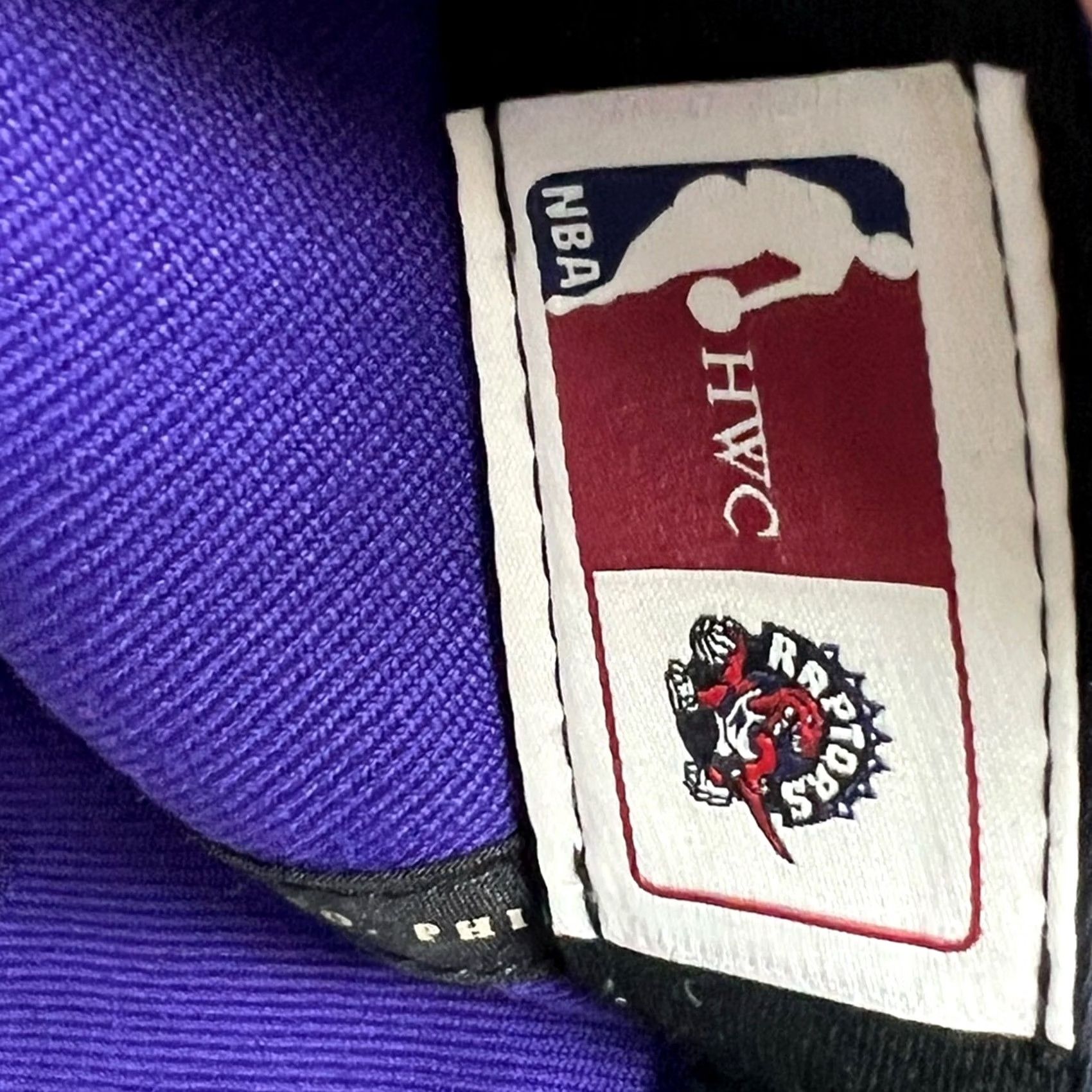 Mitchell & Ness Mitchell & Ness Purple NBA Toronto Raptors HWC Core Snapback OSFA Mens Size ONE SIZE - 8 Thumbnail
