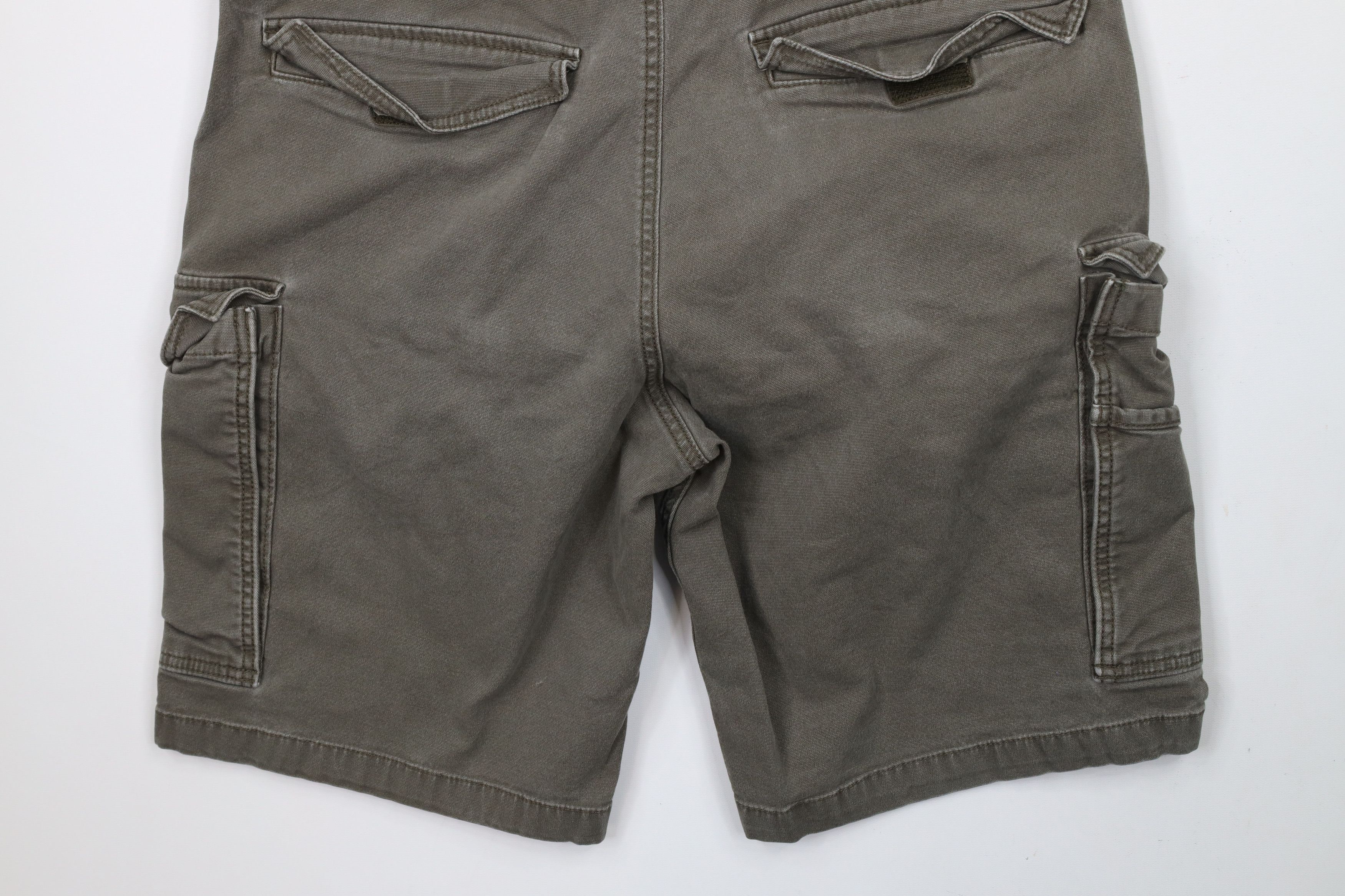 Carhartt × Vintage Vintage Carhartt Out Relaxed Fit Canvas Cargo Shorts Green Size US 36 / EU 52 - 10 Thumbnail