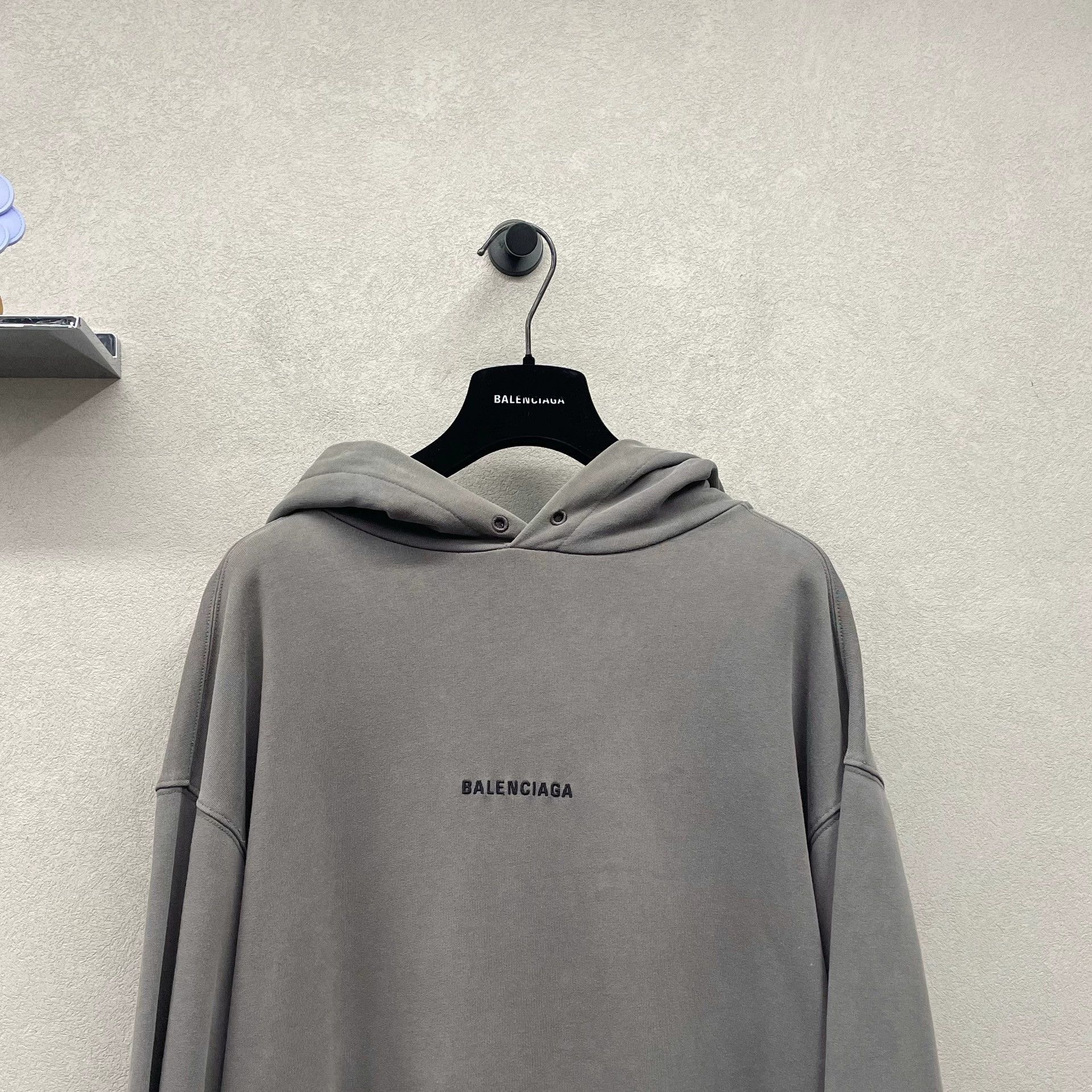 Balenciaga gray oversized hoodie from Balenciaga Size US S / EU 44-46 / 1 - 4 Thumbnail