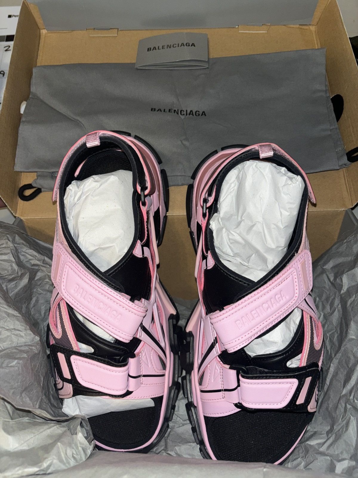 Balenciaga Balenciaga Track Sandals Size US 12 / IT 42 - 1 Thumbnail