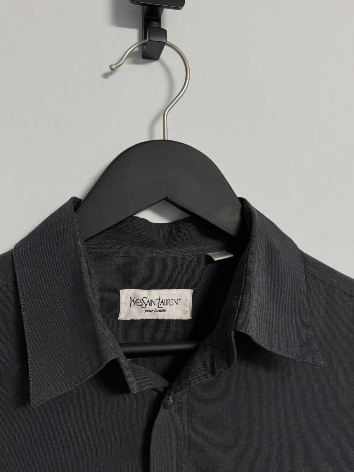 Yves Saint Laurent Yves Saint Laurent Button Up Shirt Luxury Size US L / EU 52-54 / 3 - 3 Thumbnail