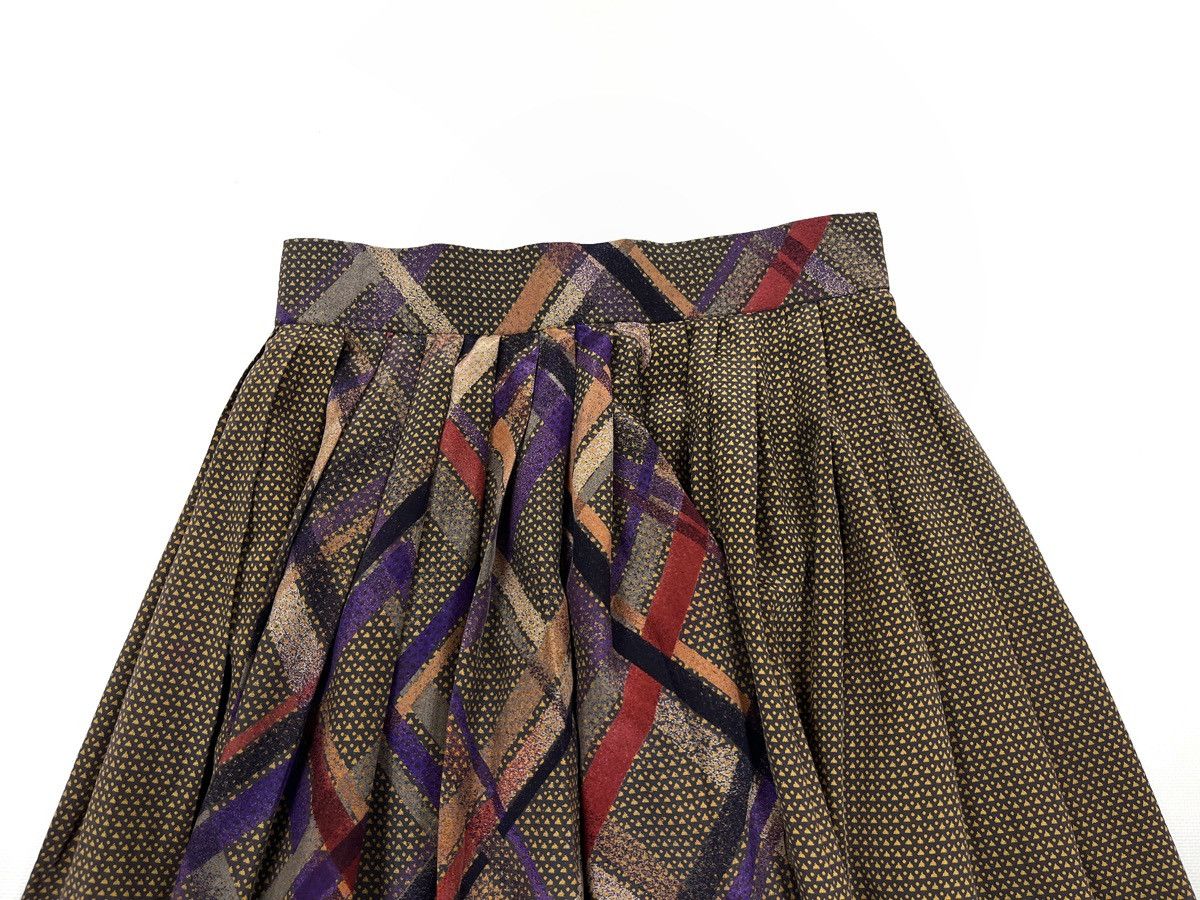 Other Vintage JEAN PATOU Boutique Paris Silk Skirt 70s Size 40 Size 28" / US 6 / IT 42 - 8 Thumbnail