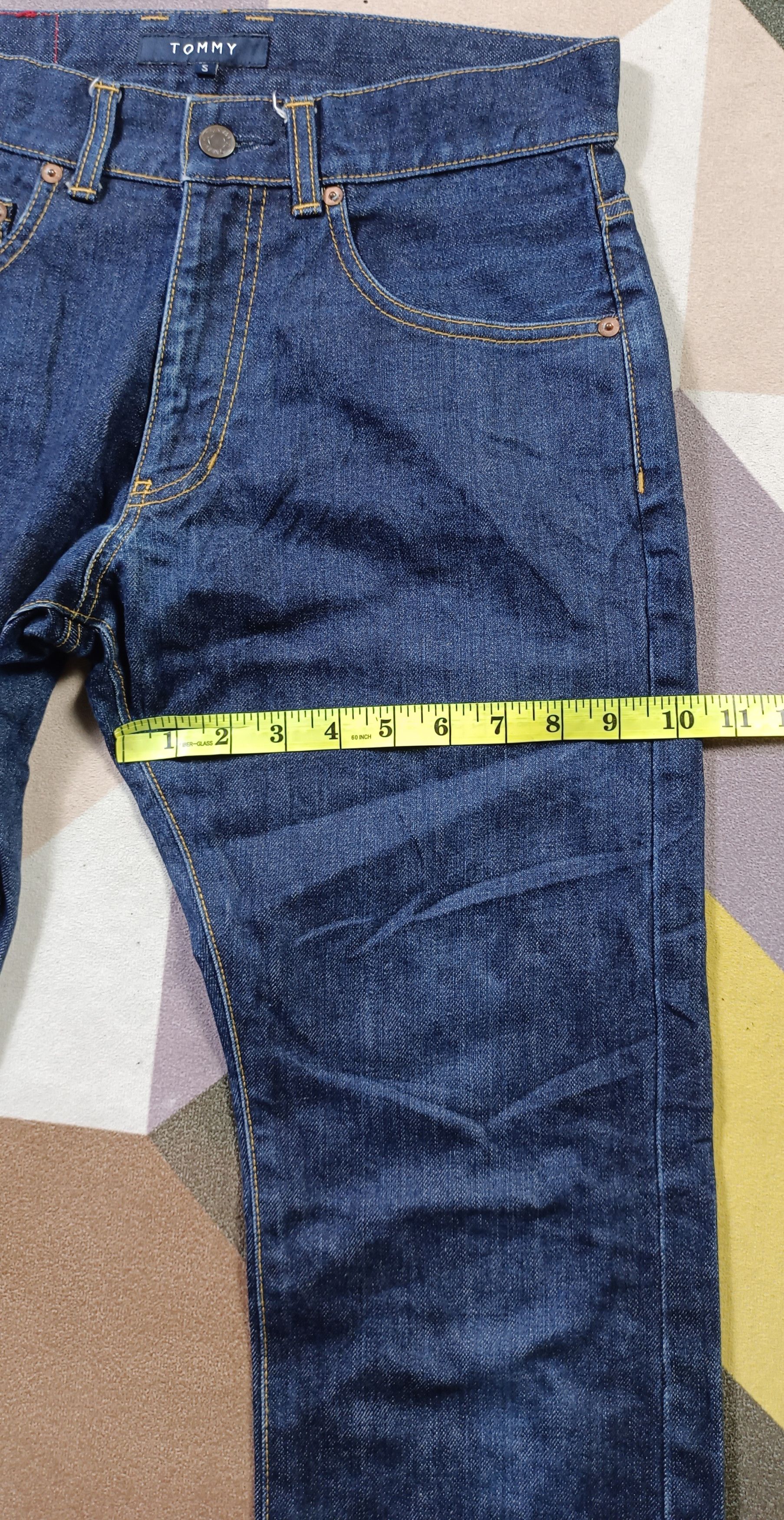 If Six Was Nine × Tommy Hilfiger × Tommy Jeans Vintage💥 Tommy Hilfiger Big Flag Straight Cut Jeans Size US 30 / EU 46 - 16 Thumbnail