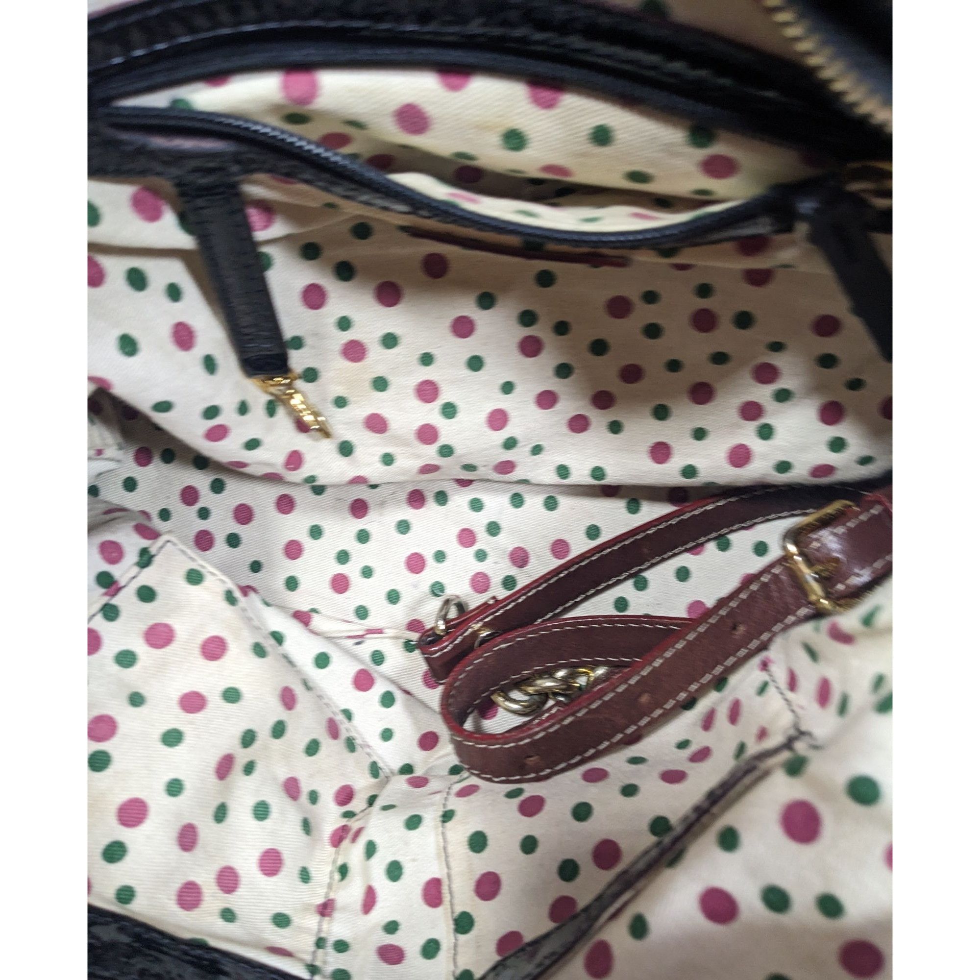 Other Nencioni Firenze Black Leather Italian Slouchy Bag Size ONE SIZE - 10 Thumbnail
