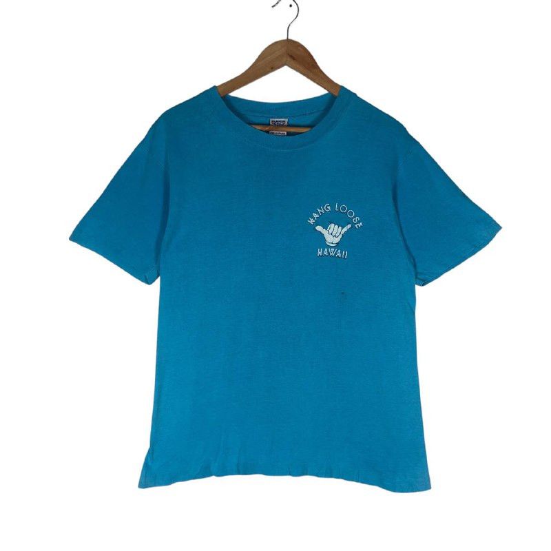 Vintage Vintage 1984 Hang Loose Hawaii T-Shirt Size US M / EU 48-50 / 2 - 1 Thumbnail